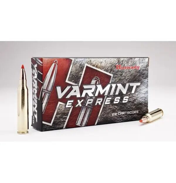 Hornady Varmint Express .223 Rem, 55 Grain V-Max Rifle Ammo, 25-Rd