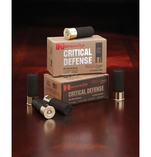 Hornady Critical Defense 12 Gauge 2 3/4" #00 Buckshot, 10-Rd