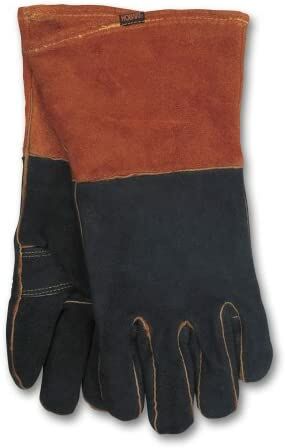 Deluxe Gloves - Rust & Black