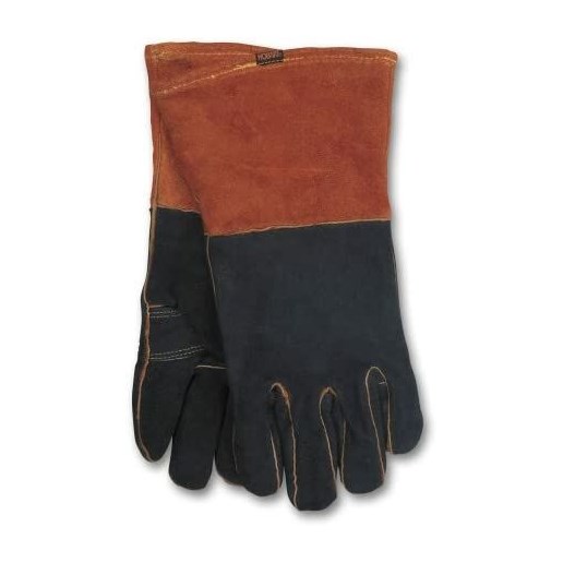Deluxe Gloves - Rust & Black
