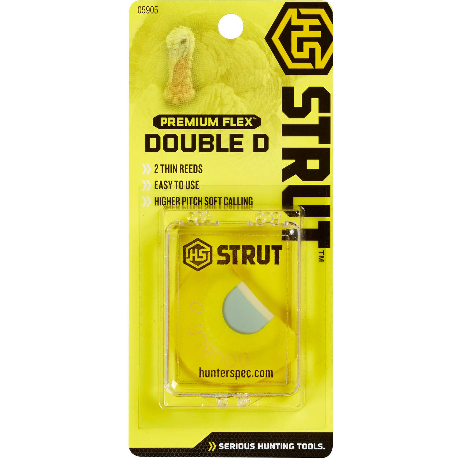 Strut Tone Tough Diaphragm Double D Turkey Call