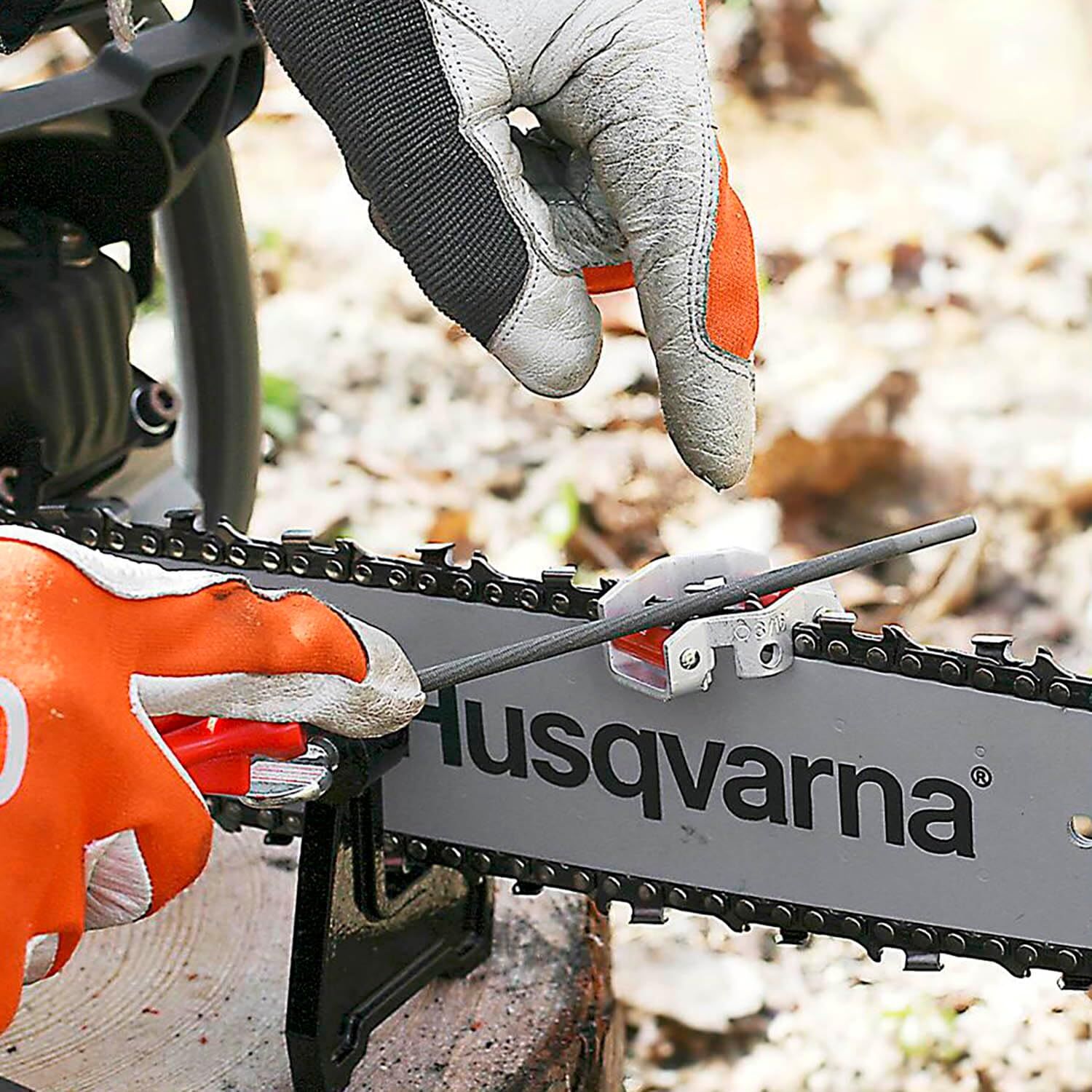 Husqvarna Chainsaw Sharpener File Kit, 3/8 in. Lo-Pro Pitch