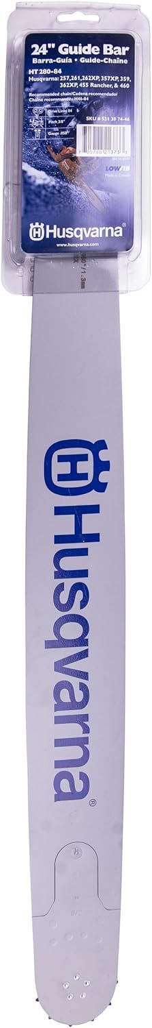 Husqvarna HT280 24-In Chainsaw Bar, .3/8-In Pitch .050-In Gauge, 84 Drive Links