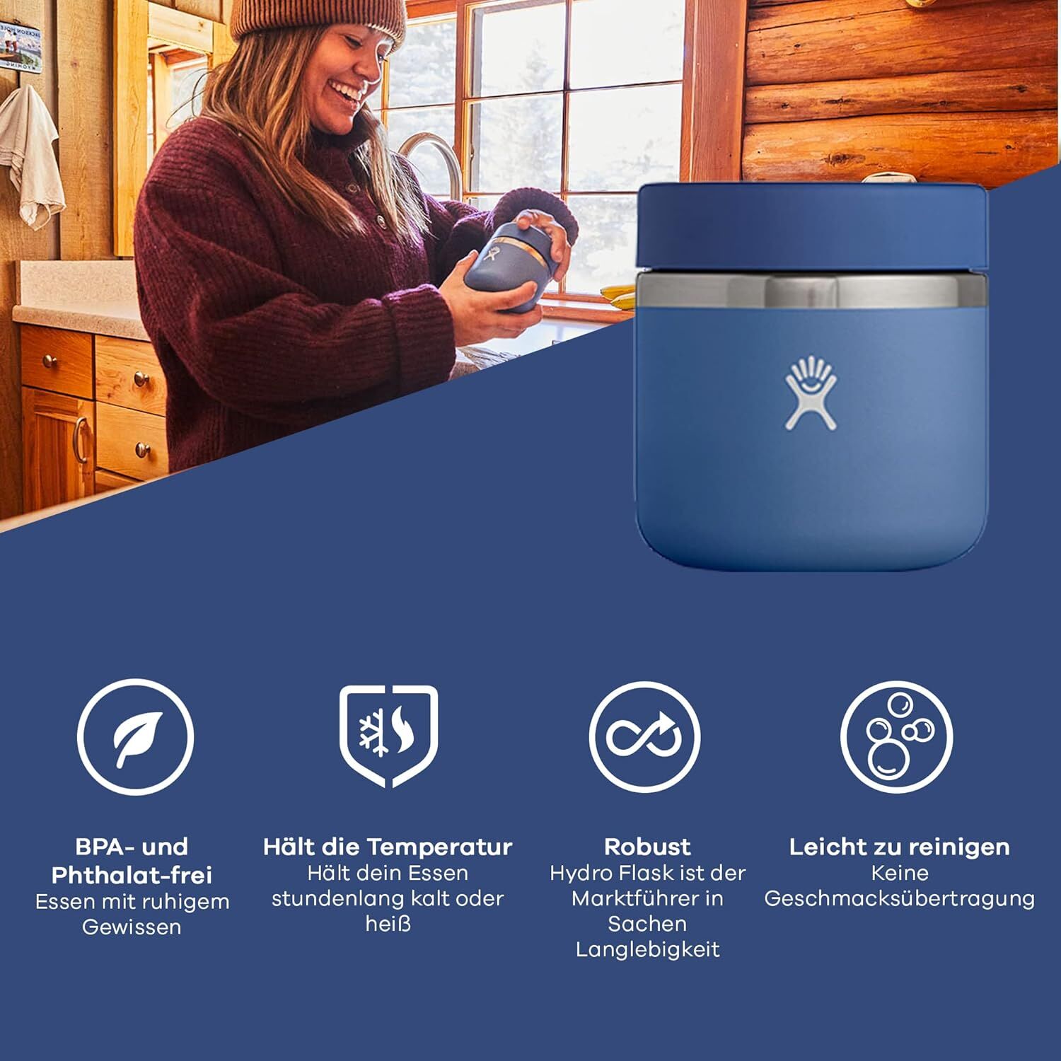 Hydro Flask Bilberry Insulated Food Jar, 20-Oz