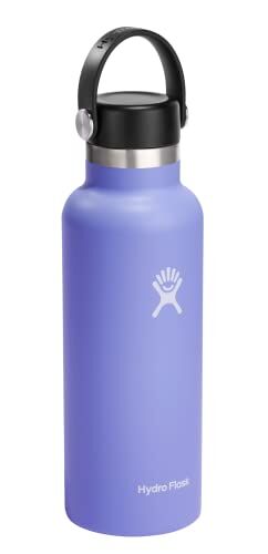 Hydroflask Water Bottle Standard Mouth with Flex Cap Lupine, 18-Oz