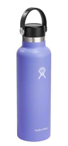 Hydroflask Water Bottle Standard Mouth with Flex Cap Lupine, 21-Oz