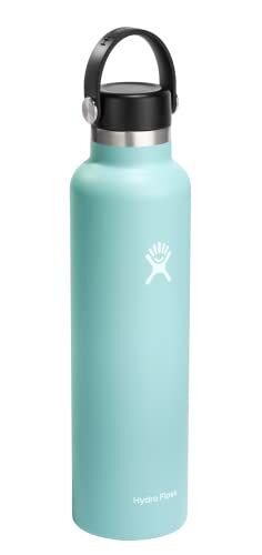 Hydroflask Water Bottle Standard Mouth with Flex Cap Dew, 24-Oz