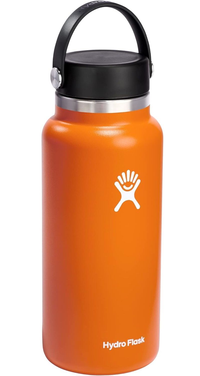 Hydroflask Water Bottle Wide Mouth with Flex Cap Mesa, 32-Oz