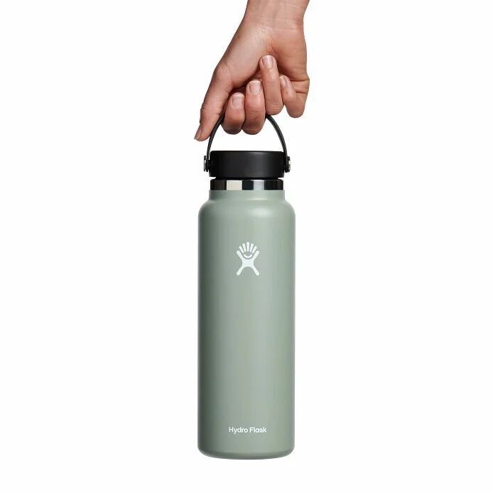 Hydroflask Water Bottle Wide Mouth with Flex Cap Agave, 40-Oz