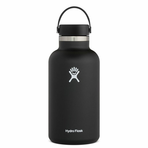 64-Oz Wide Mouth Bottle in White