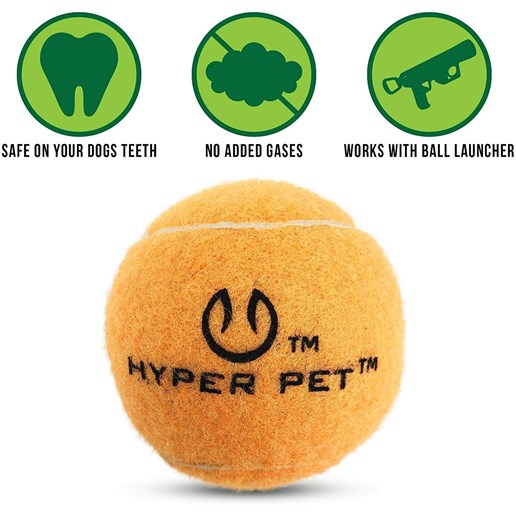 Mini Tennis Balls For Dogs - 4 Pack - Orange