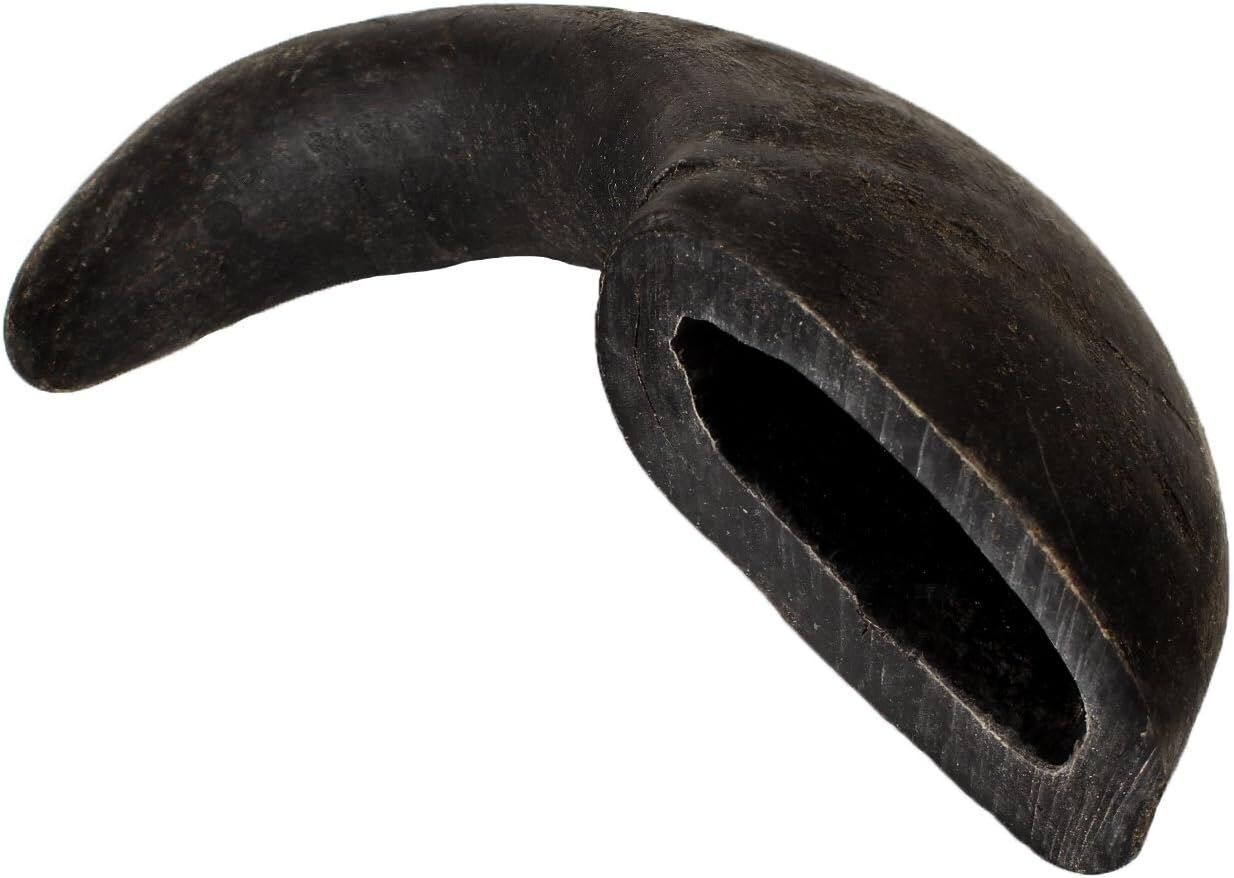 Outback Jack Natural Water Buffalo Bully Horn Dog Treats, Large