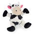 Sitting Cow Chew Guard Squeaky Plush Dog Toy, Small