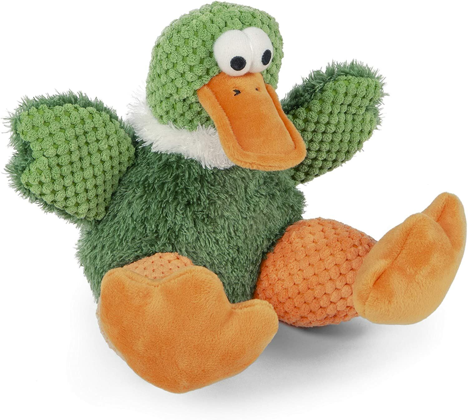 Sitting Duck Chew Guard Squeaky Plush Dog Toy
