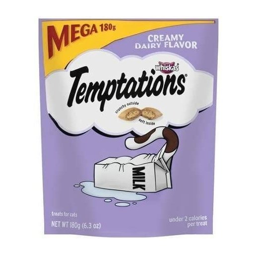 Temptations Creamy Dairy Flavor Cat Treat, 6.3-Oz