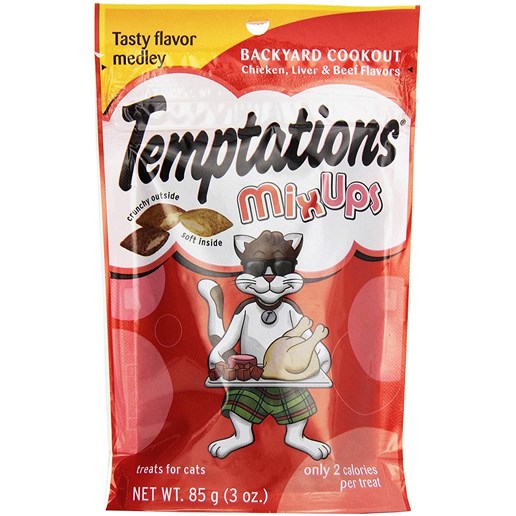 Temptations MixUps Backyard Cookout™ Chicken, Liver, And Beef Flavor Cat Treat, 3-Oz