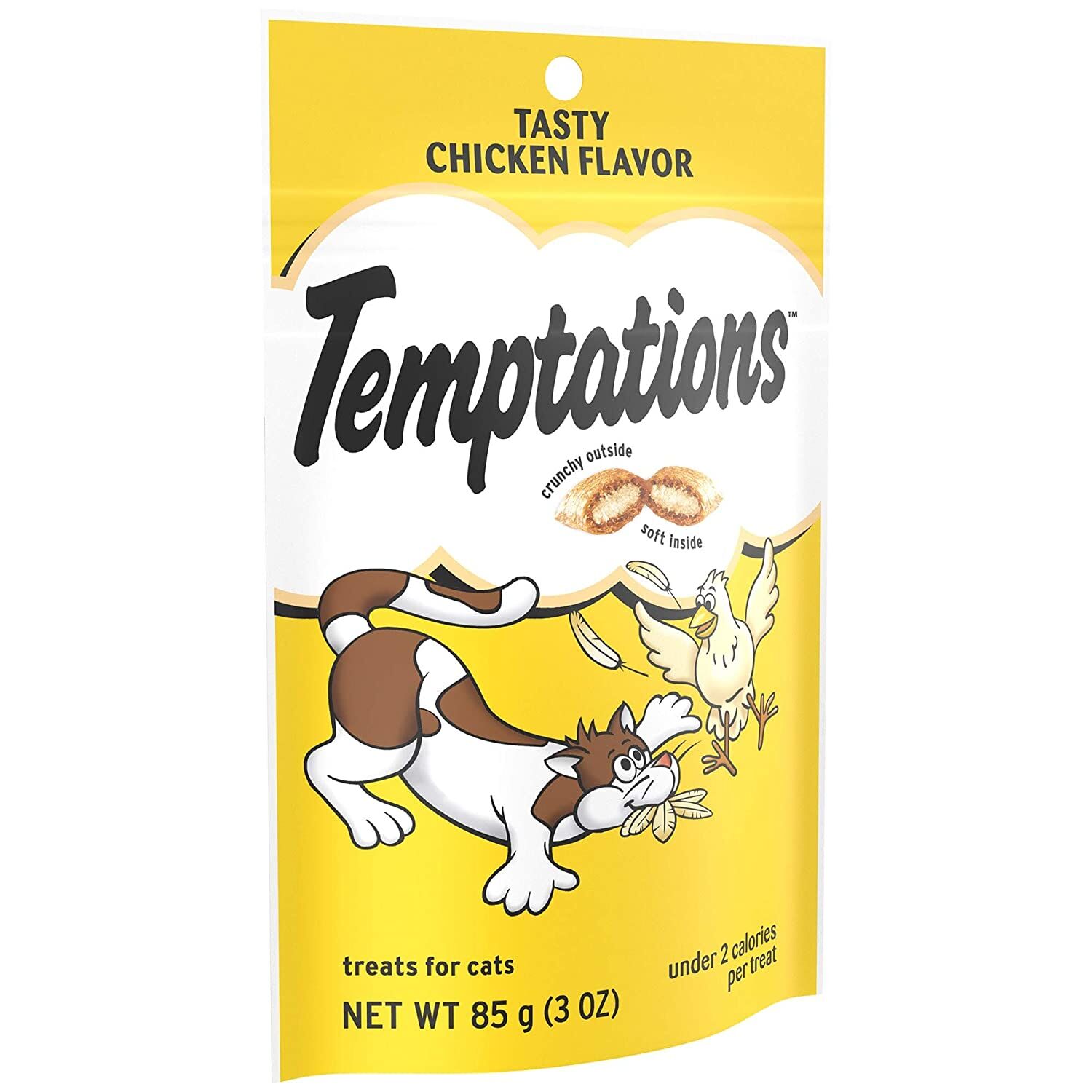 Temptations Tasty Chicken Flavor Crunchy And Soft Cat Treats, 3-Oz