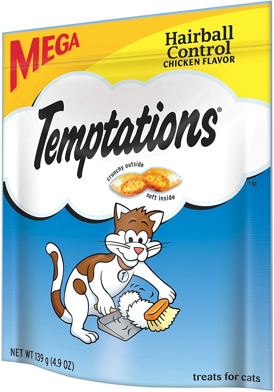 Temptations Functional Treats For Cats Hairball Control Chicken Flavor 4.9-Oz