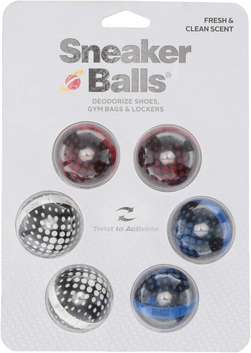 Sneaker Balls Shoe Deodorizers, 6-Pk