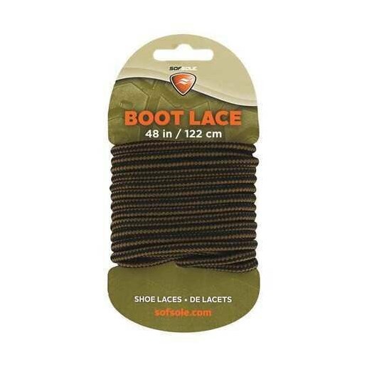 48" Black/Brown Boot Laces