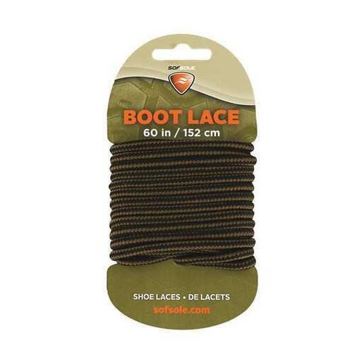 60" Black/Brown Boot Laces