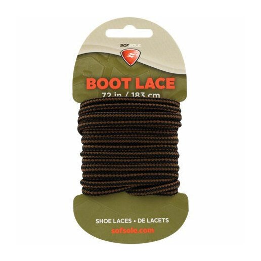72" Black/Brown Boot Laces