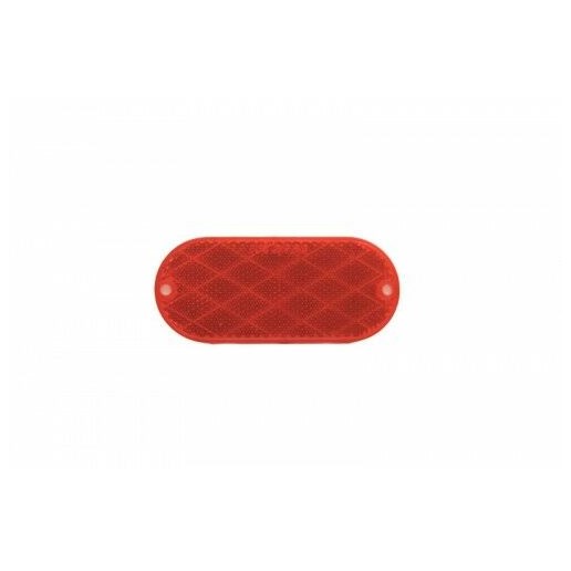Oval Red Reflector