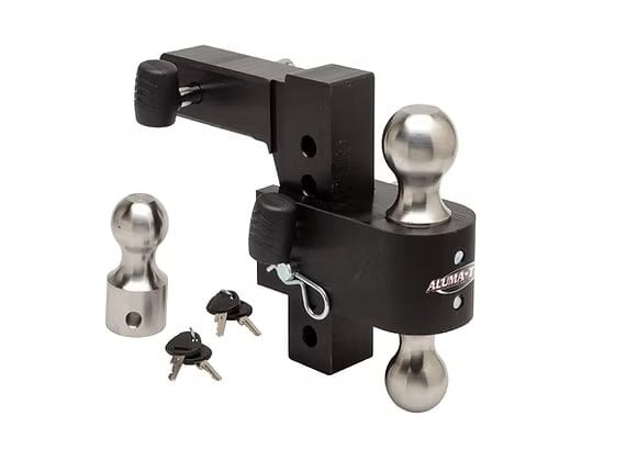 Uriah Aluma-Tow 6-In Drop Trailer Hitch, 2-In