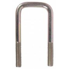 Square U-Bolt & Nut, 2-In X 5 3/4-In