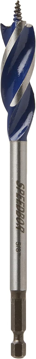 Irwin SpeedBor Max Speed Tri-Flute Drill Bit, 5/8-In x 6-In