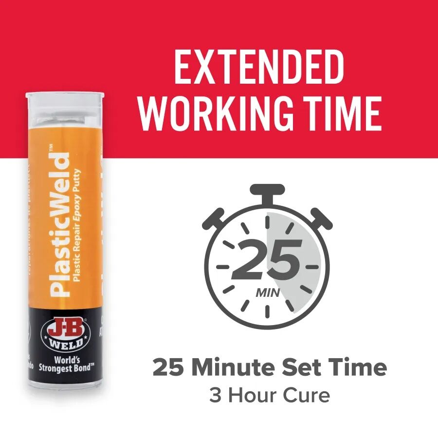 J-B Weld PlasticWeld Epoxy Putty, 2-Oz