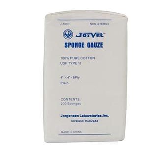 Animal Health International Sponge Gauze, 4-In x 4-In