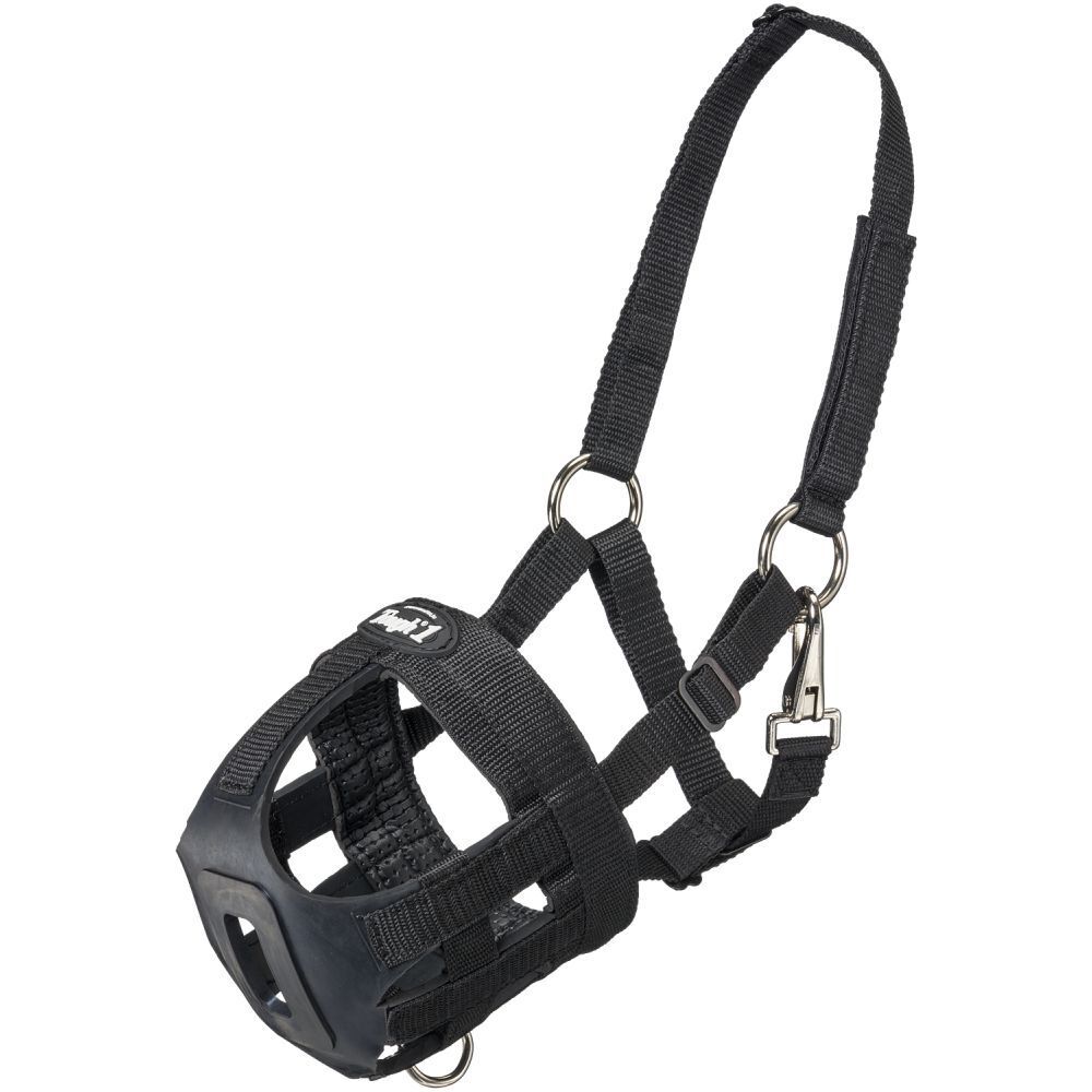 Tough1 Easy Breathe Horse Grazing Black Muzzle