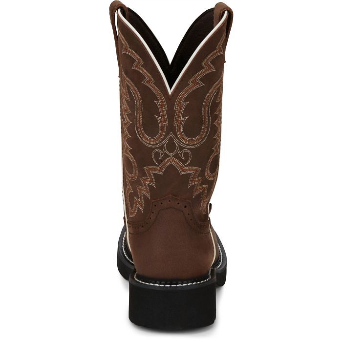 Justin Women's Inji 11-In Western Boot in Aged Bark