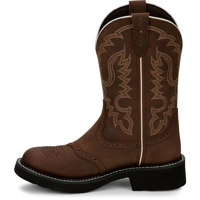Justin Women's Inji 11-In Western Boot in Aged Bark