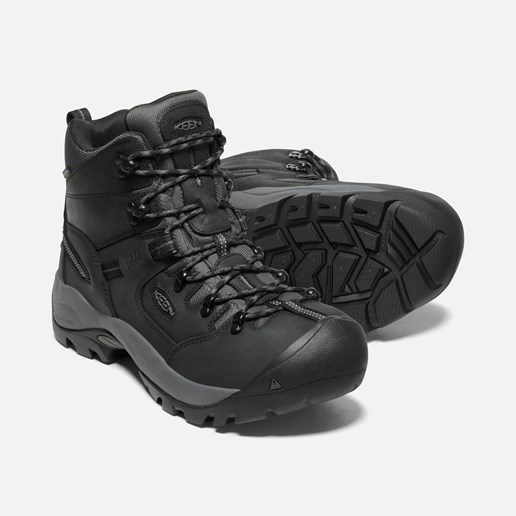 Men's Pittsburgh Energy 6-In Waterproof Boot in Black/Forged Iron