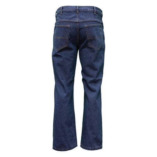 Key Men's Traditional Fit 5-Pocket Jean in Indigo Denim Garment Wash