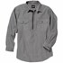 Hickory Stripe Logger Shirt, Zip Front, Long Sleeve