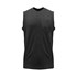 Key Men's Blended Sleeveless T-Shirt in Black