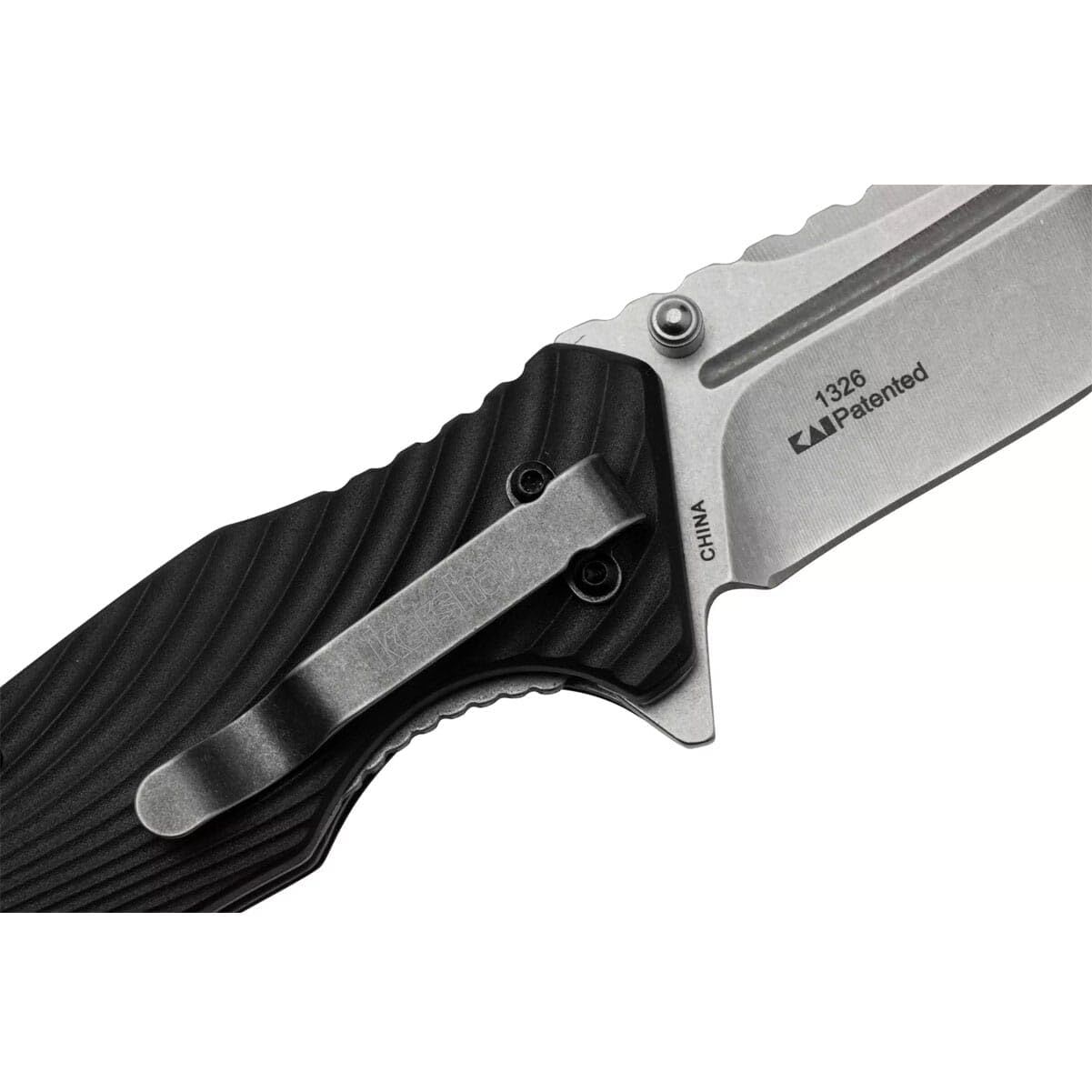 Kershaw Huddle Assisted Black GFN Folding Knife, 3 1/4-In