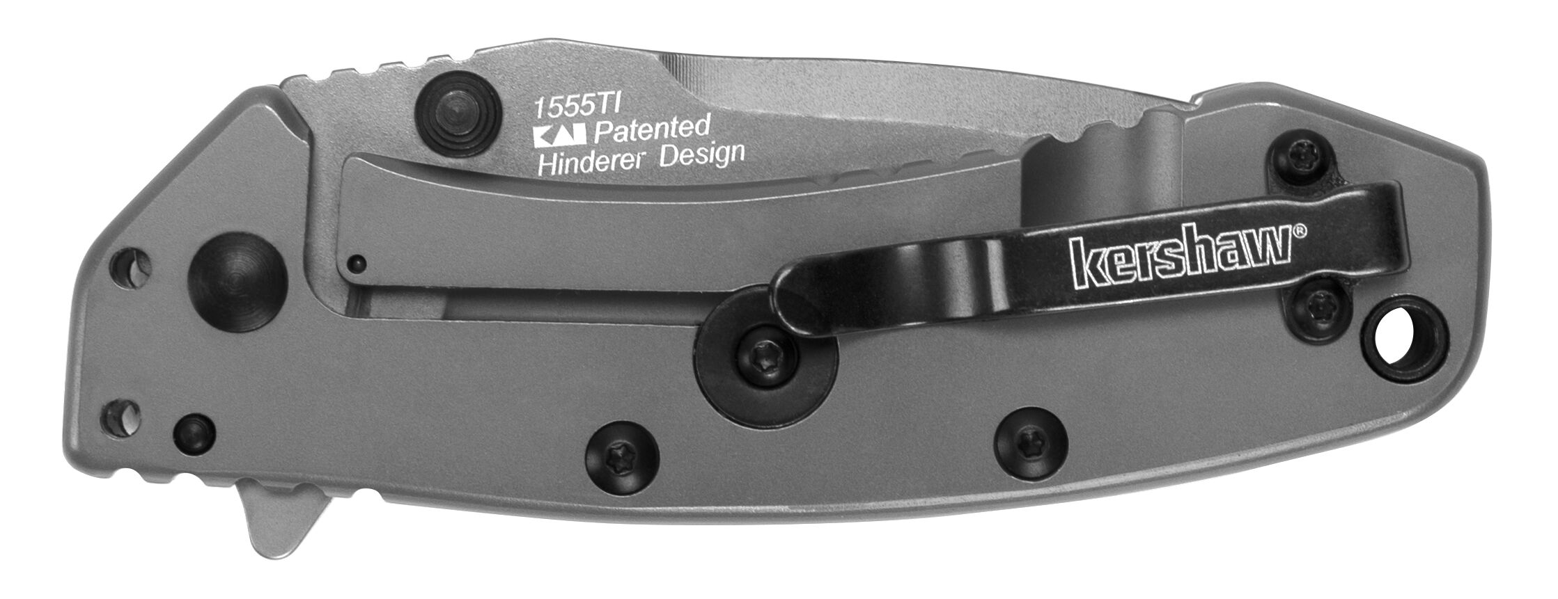 Frame Lock 8Cr13Mov Titanium Carbo-Nitride Coated Blade 4 Position Pocket Clip