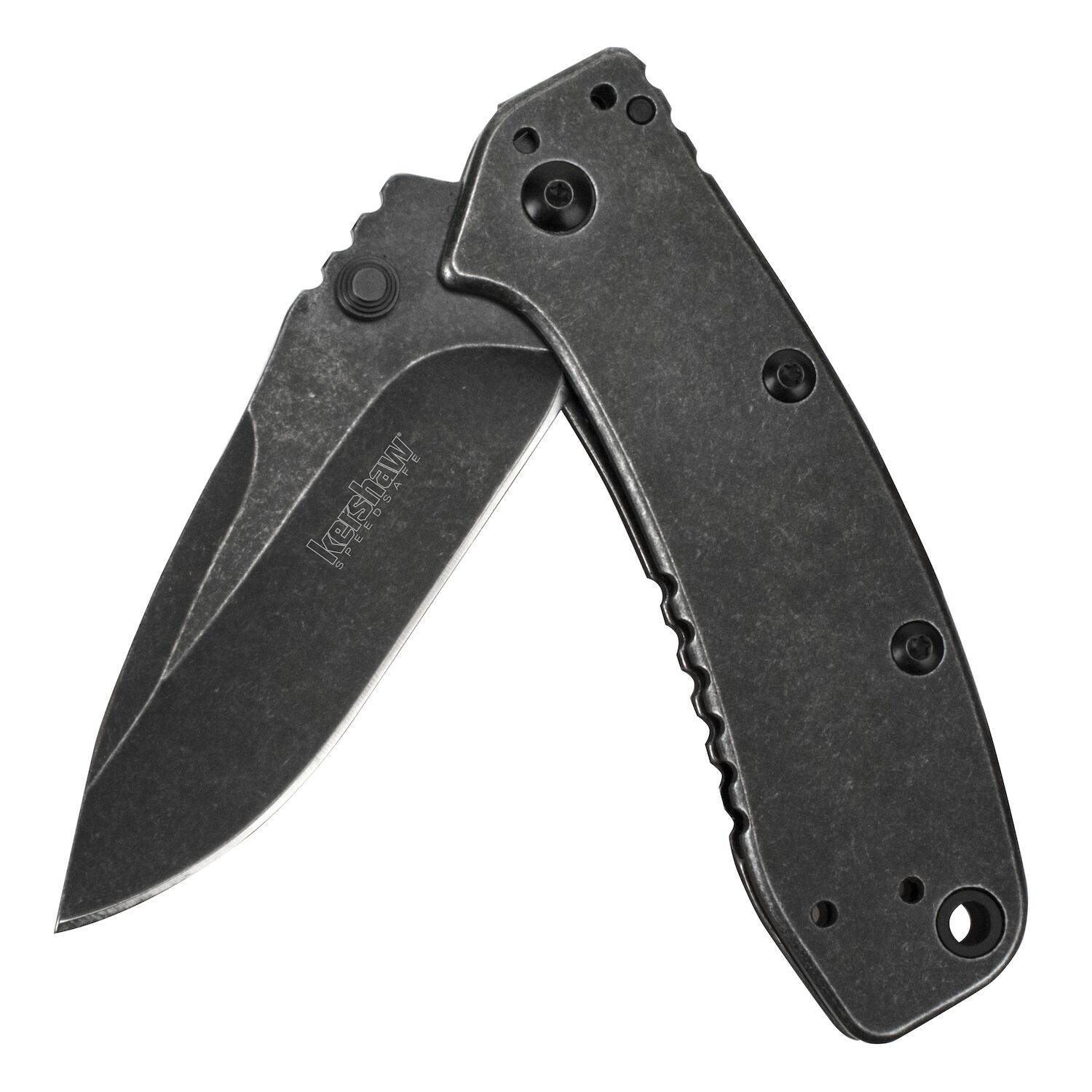 8Cr13Mov Black Oxide Coated Blade Deep Carry Pocket Clip Frame Lock