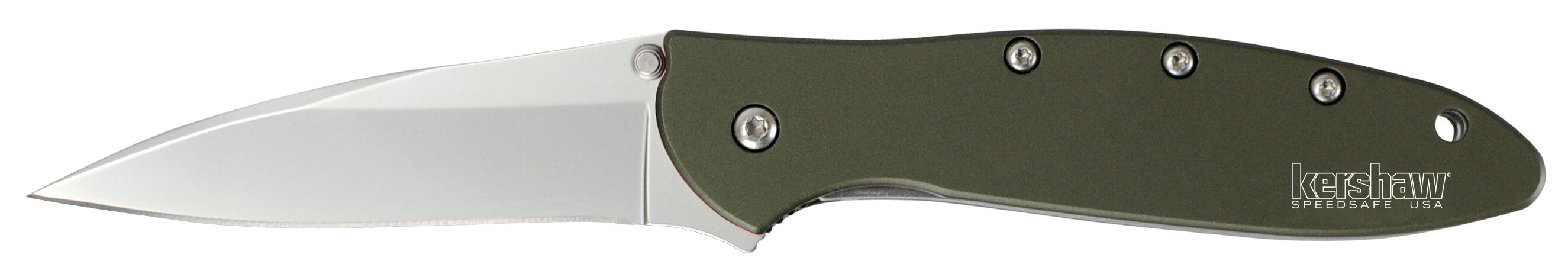 Sandvick 14C28N Steel Tip Lock 6061-T6 Aluminum Olive Handle