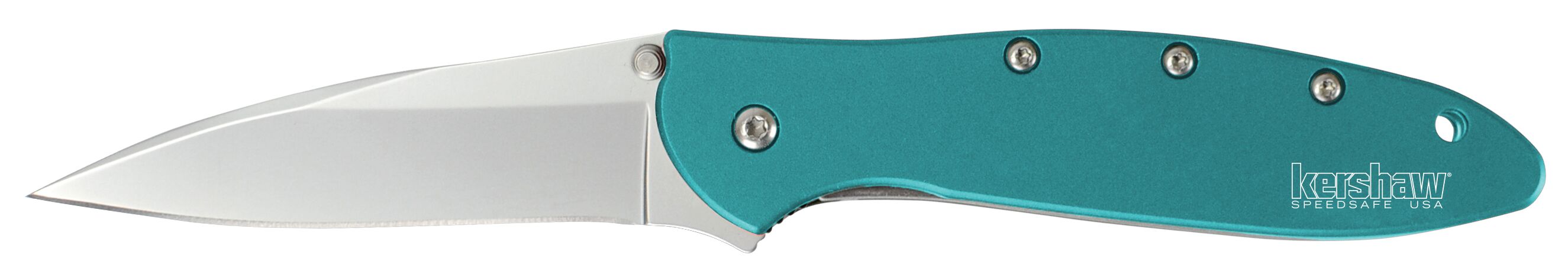 Sandvick 14C28N Steel Tip Lock 6061-T6 Aluminum Teal Handle