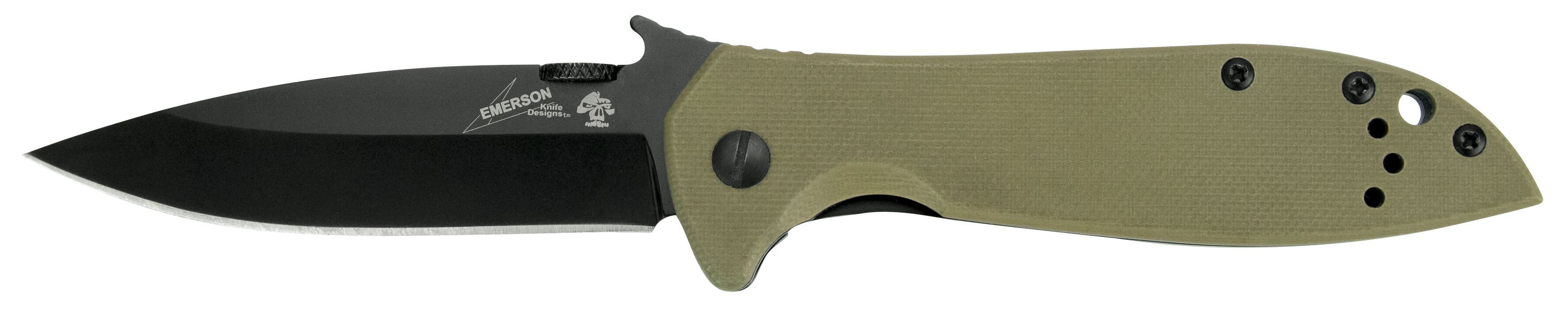 8Cr14Mov Black Oxide Coated Blade G10 Front 410 Stainless Back Handle