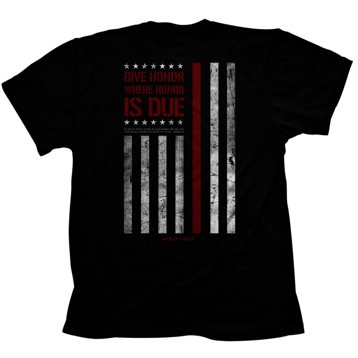 Hold Fast Men's Firefighter Flag T-Shirt