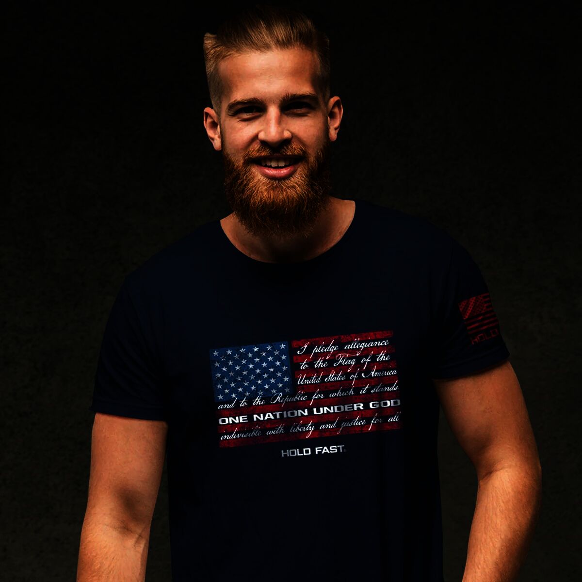 Hold Fast Men's Pledge Flag T-Shirt