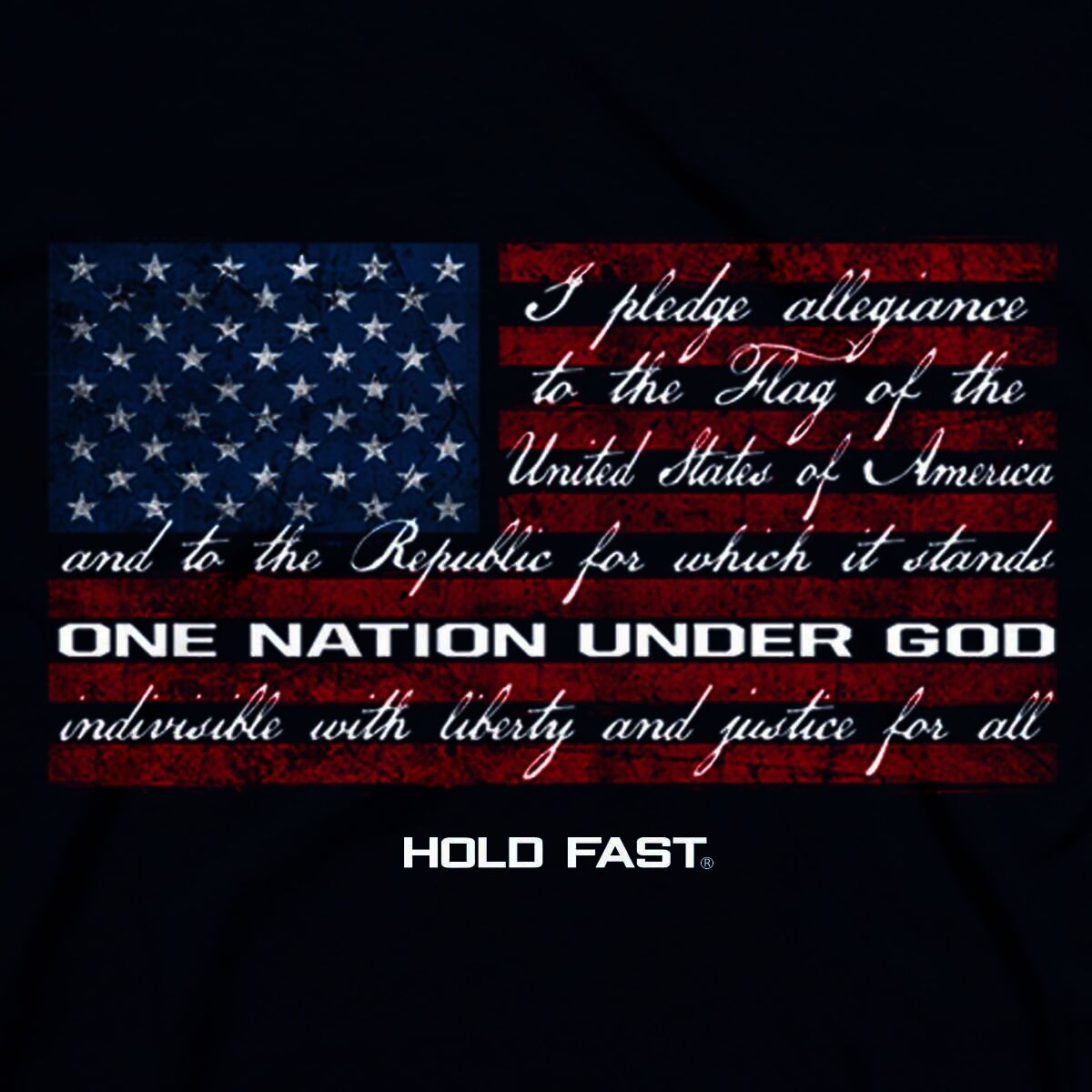 Hold Fast Men's Pledge Flag T-Shirt