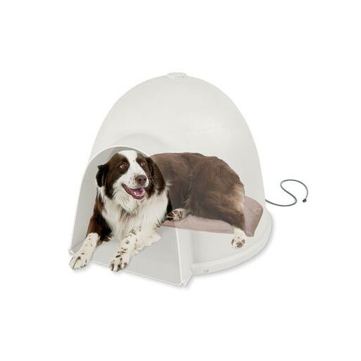 The Market's First Soft, Heated Bed For Pet Igloos