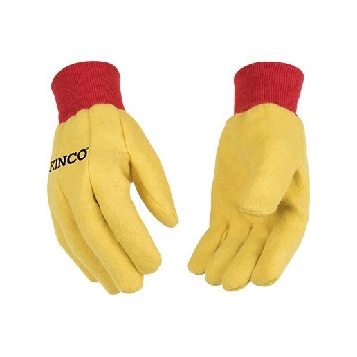 Kinco Large Yellow Chore Glove, 3 Pack 